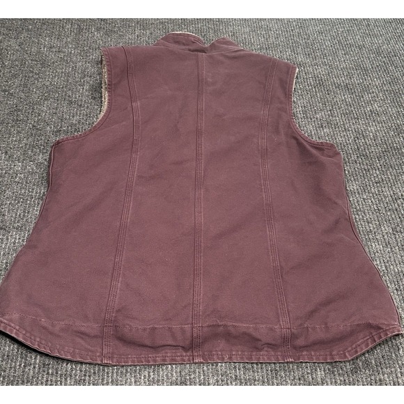 2013 Carhartt women's sherpa-lined vest, model WV001‎ Size 16/18 XL- Outdoor - Picture 2 of 8